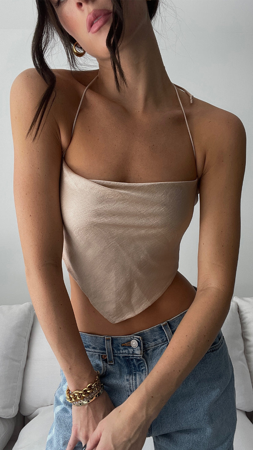 ALMOND FANTASY TOP